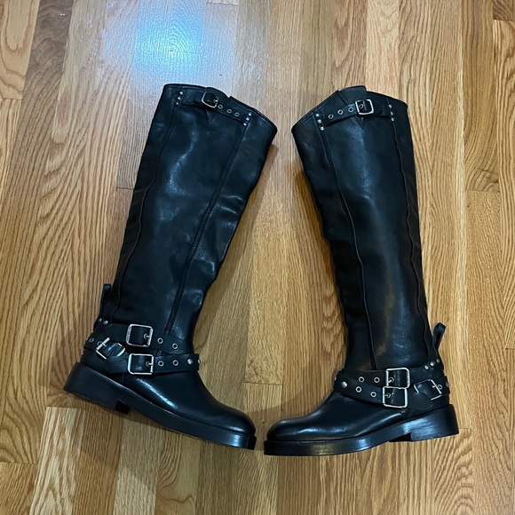 We The Free Janey Tall Engineer Boots Size 9 NEW - Picture 9 of 17